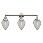 Innovations Geneseo 3 Light Bath, Nickel/clear 205-PN-G165-LED. Fixed Price $499.84.