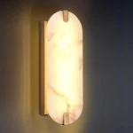 Dluce 14.17IN Alabaster Wall Sconces, Natural Marble Light, Modern Led A.... Fixed Price $252.29.