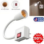 Flexible E26 E27 Led Light Bulb Lamp Holder Extension Plug In Adapter Socket Usa. Fixed Price $6.98.