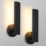 Aluminum Led 18W Modern Wall Sconces Set 2 Matte Black Waterproof W.... Fixed Price $81.31.