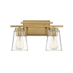 Savoy House Calhoun 2-LIGHT Bathroom Vanity Light, Warm Brass 8-1020-2-322. Fixed Price $124.10.
