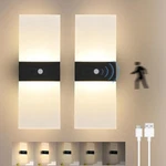 2X Modern Square Led Wall Up Down Lamp Indoor Home Sconce Lighting Fixture. Fixed Price $23.99.