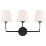 Crystorama 2443-OP-BF Sylvan Bath Vanity Light Wall In Black Forged. Fixed Price $298.00.
