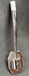 Louis Baldinger Nickel Plated Single Arm Fluted Wall Sconce 16 Tall. Fixed Price $124.95.