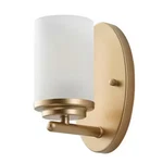 Aiwen Modern 4.33" Gold Wall Sconce Contemporary Light Fixture W/ Frosted. Fixed Price $23.74.