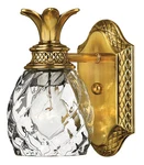 Hinkley Lighting H5310 Plantation 5"W Bathroom Sconce - Brass. Fixed Price $169.15.