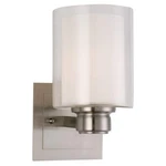 Oslo 1-LIGHT Satin Nickel Indoor Wall Mount Sconce By Design House. Fixed Price $32.45.