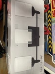 Dsi Lighting Jaylin 22 In. 3-LIGHT Matte Black Vanity With Glass Shades. Fixed Price $36.32.