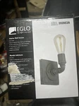 Eglo Wymer 4.61 In. X 5.63 1-LIGHT Zinc Industrial Wall Sconce Open Bulb. Fixed Price $39.99.