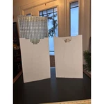 Fredrick Ramond 25 Art Deco Glass Block Column Wall Sconces Architectural Set. Fixed Price $1400.00.