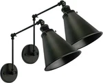 Industrial Black Wall Sconce Angle Adjustable Decorative Modern. Fixed Price $101.46.