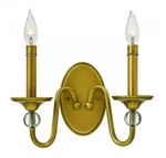Hinkley 4952HB 12.75" 2-LIGHT Wall Sconce Heritage Brass. Fixed Price $219.00.