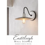 Currey & 5154 Eastleigh Wall Sconce Hiroshi Gray White. Fixed Price $215.00.