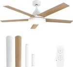 Yitahome 52" Ceiling Fan With Lights & Remote, 3502 Cfm, Cct, 4 Timer Modes,. Fixed Price $95.87.