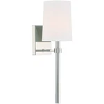 Crystorama BRO-451-PN Bromley Bath Sconce Wall Light In Polished Nickel. Fixed Price $178.00.