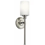 Kichler 45921NI Brushed Nickel Wall Sconce Opal Glass New (set Of 2) Joelson. Fixed Price $99.99.