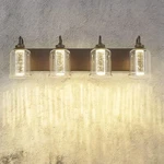 Zeyu 24W Led Vanity Bathroom, 4-LIGHT Farmhouse Lighting Over Mi.... Fixed Price $186.00.