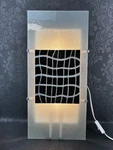 Ikea Wall Panel Light Fixture Lamp Gyllen Black Mosaic White 22 Sconce. Fixed Price $75.00.