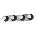 Polished Chrome Four Light Wall Sconce From The Hollywood Collection. Fixed Price $200.00.