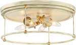 Minka Lavery Westchester County Flush Mount, 4-LIGHT, White Gilded Gold Leaf. Fixed Price $149.99.