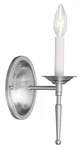 Livex Lighting 5121-91 Williamsburgh Wall Sconce Brushed Nickel. Fixed Price $97.96.