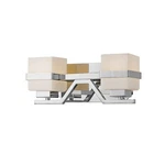 Z-lite Ascend Vanity Light, Chrome, Matte Opal 1915-2V-CH-LED. Fixed Price $159.99.