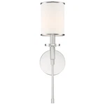 Crystorama Lighting Group HAT-471 Hatfield 19" Tall Wall Sconce Nickel. Fixed Price $148.00.