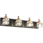 Presde Modern Bathroom Vanity Fixtures Over 4-LIGHTS, Black+glod. Fixed Price $79.59.