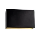 Justice Design Ambiance Collection 2-LIGHT Carbon Matte Black Outdoor Wall. Fixed Price $219.00.