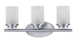 Maxim Lighting 10213FTSN Corona 3-LIGHT Bath Vanity Satin Nickel. Fixed Price $114.00.