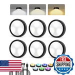 Loinsglim 6-PACK Puck Lights With Remote, 1800MAH Rechargeable Under Cabinet. Fixed Price $57.16.