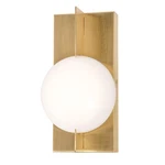 Afx Lighting Gates 12" Led Wall Sconce, Brass/white - GATS0610L30D1SB. Fixed Price $99.99.