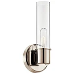 Kichler 52653 Aviv 13" Tall Wall Sconce - Nickel. Fixed Price $159.99.