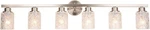 Alice House 41.3" Vanity Lights, 6 Wall Lighting, Brushed Nickel Finish.... Fixed Price $49.99.