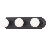 Satco 3-LIGHT Mahogany Bronze Vanity With Racetrack Style. Fixed Price $24.95.