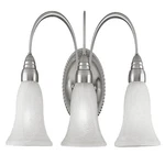 Livex Lighting 1533-91 Edgemont Vanity Brushed Nickel White Alabaster. Fixed Price $201.04.