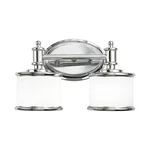Vaxcel Lighting CR-VLU002 Chrome Carlisle 2-LIGHT 13-3/4"W Vanity. Fixed Price $139.99.