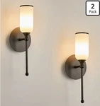 Fanyank Alabaster Wall Sconce Set. Fixed Price $210.00.
