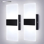 Lightess Modern Wall Sconces Set Of Two Indoor Led Mounted Lamp Hardwire.... Fixed Price $99.92.