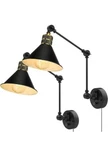 Partphoner Plug Wall Sconces Swing Arm Lamp With Dimmable Off Swi.... Fixed Price $36.69.