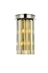 Elegant Lighting 1208W8-GT/RC Sydney 14" Tall Wall Sconce Nickel. Fixed Price $378.00.