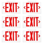 Sunco Lighting 6 Pack Led Exit Sign Emergency Commercial Grade. Fixed Price $176.20.