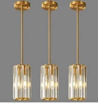 Gold Pendant Lighting Modern Mini Crystal Chandeliers. Fixed Price $99.99.