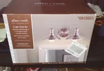 Allen + Roth Hainsbrook 18.25-IN Light Antique Pewter Bathroom Vanity. Fixed Price $24.99.
