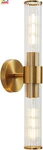 Bathroom Light Fixtures Gold Wall Threaded Glass Indoor Sconces. Fixed Price $81.99.