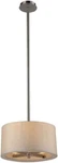 Elk Jorgensen Light Pendant, Taupe Wood And Polished Nickel 31334/3. Fixed Price $95.00.