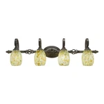 Toltec Lighting Elegante Bath Bar, 5' Seashell Glass 164-DG-406. Fixed Price $589.60.