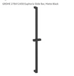 Nib Grohe 27841 Euphoria Cube 36" Shower Bar Matte Black. Fixed Price $130.00.