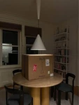 Unopened Flos Diabolo Suspension Pendant Lamp By Achille Castiglioni (white). Fixed Price $1000.00.