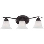 Trinidad 3-LIGHT Antique Bronze Bathroom Vanity By Volume Lighting. Fixed Price $20.00.